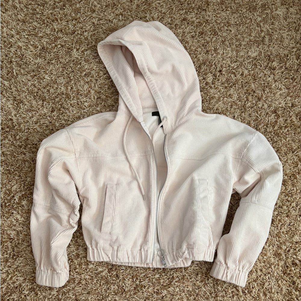 Forever 21 Cream Corduroy Jacket